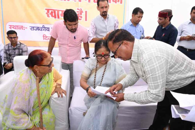 केन्द्र व राज्य सरकार की जनकल्याणकारी योजनाओं को जनता तक पंहुचाने का माध्यम हैं बहुउद्देश्य शिविर :विधानसभा अध्यक्ष