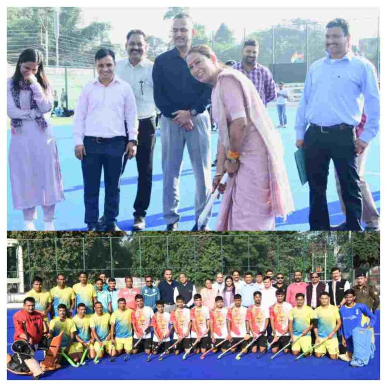 राजधानी के हॉकी खिलाड़ियों को खेल मंत्री रेखा आर्या की सौग़ात, एस्ट्रोटर्फ़ हॉकी मैदान का किया शुभारंभ