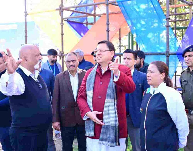 मुख्यमंत्री और खेल मंत्री ने उद्घाटन समारोह की तैयारी का जायजा लिया