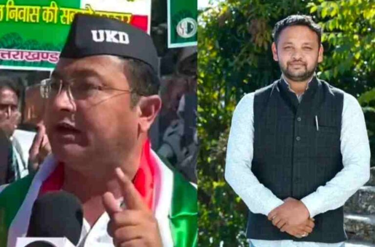 यूकेडी नेता आशीष नेगी और आशुतोष नेगी को दून पुलिस ने किया गिरफ्तार भेजा जेल