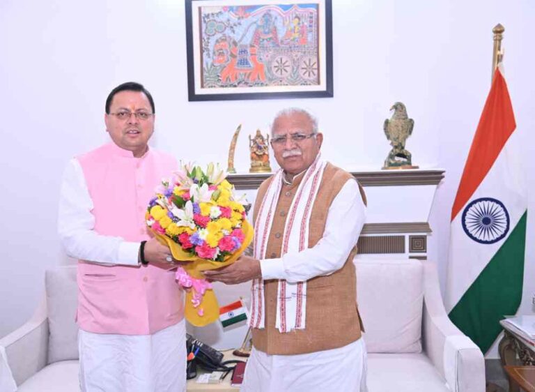 CM धामी ने उत्तराखंड के बुनियादी ढांचे के विकास तथा आवास योजनाओं से जुड़े विषयों पर केंद्र सरकार से सहयोग का किया अनुरोध