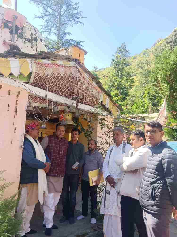 चांई गांव स्थित सीता माता मंदिर का होगा जीर्णोद्धार: हेमंत द्विवेदी