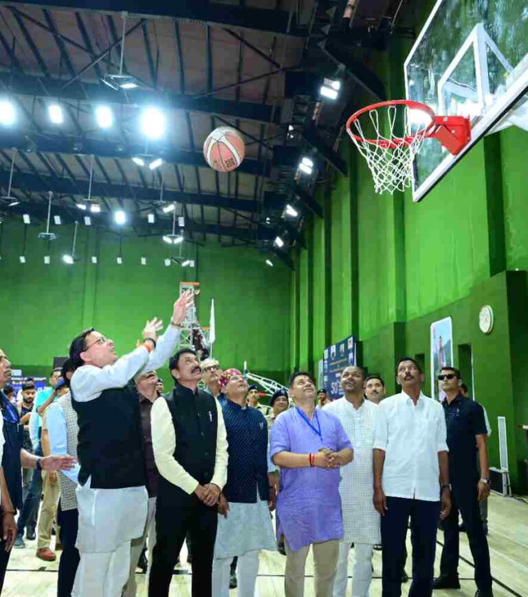 50 वीं सब-जूनियर राष्ट्रीय बास्केटबॉल चैंपियनशिप का मुख्यमंत्री ने किया शुभारंभ