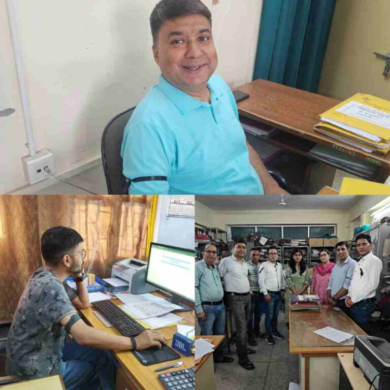 काली पट्टी बांधकर अपनी दस सूत्रीय मांगों को लेकर 14 वे दिन भी विरोध जारी रहा।