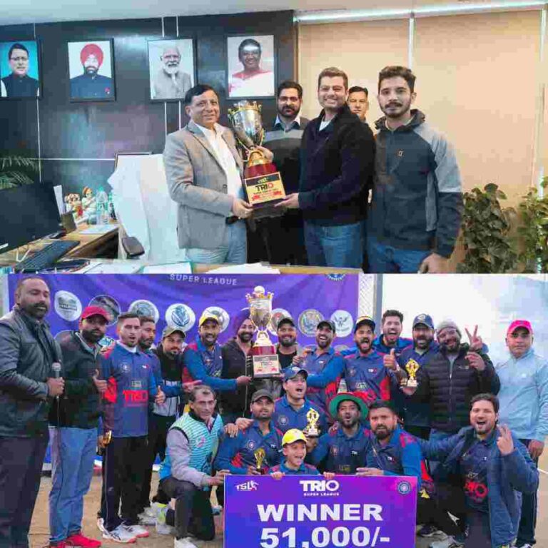 कॉर्पोरेट क्रिकेट में एमडीडीए-यूपीसीएल की संयुक्त टीम का जलवा, 30 टीमों को पछाड़कर जीता खिताब