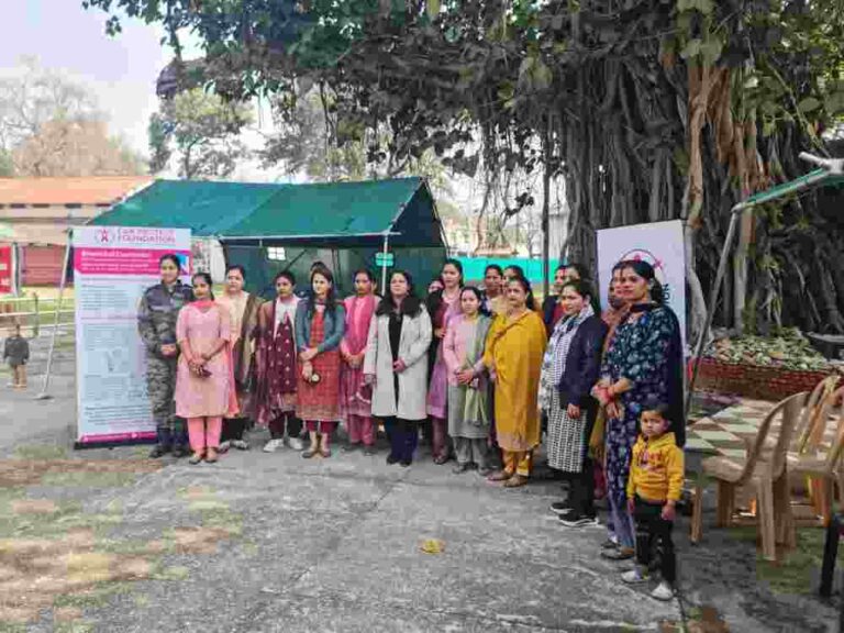 स्तन कैंसर जागरूकता शिविर का आयोजन, 70 महिलाओं की हुई जांच